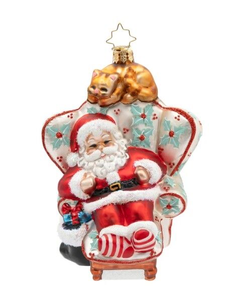 New York, Collectibles, USD 102,  Buy Christopher Radko Santa Ornaments For Festive Home Displays