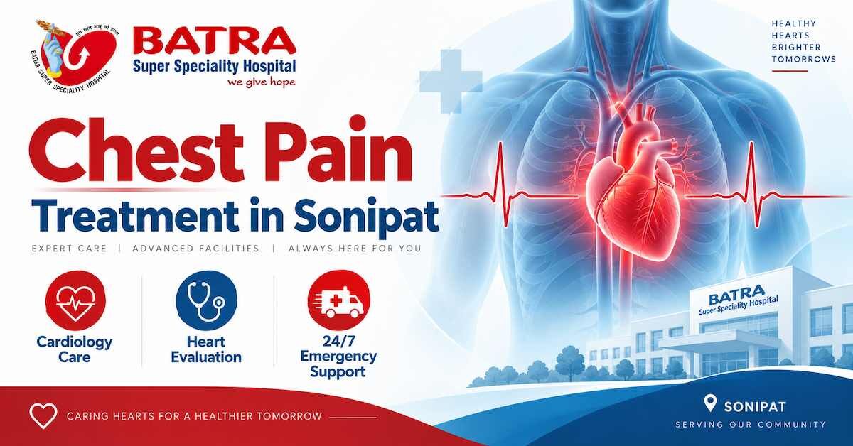 Haryana, Medical, Cardiac Evaluation And Medical Care For Chest Discomfort In Sonipat