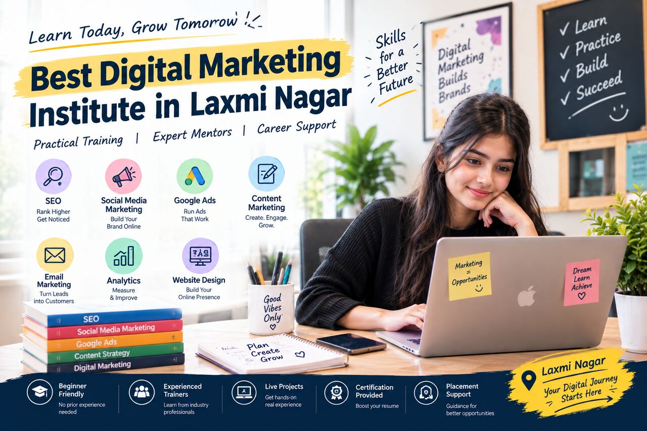 Laxmi Nagar, Education, Build Job-Ready Digital Marketing Skills In Laxmi Nagar