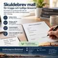 Skuldebrev Mall För Tydliga Och Trygga Låneavtal
