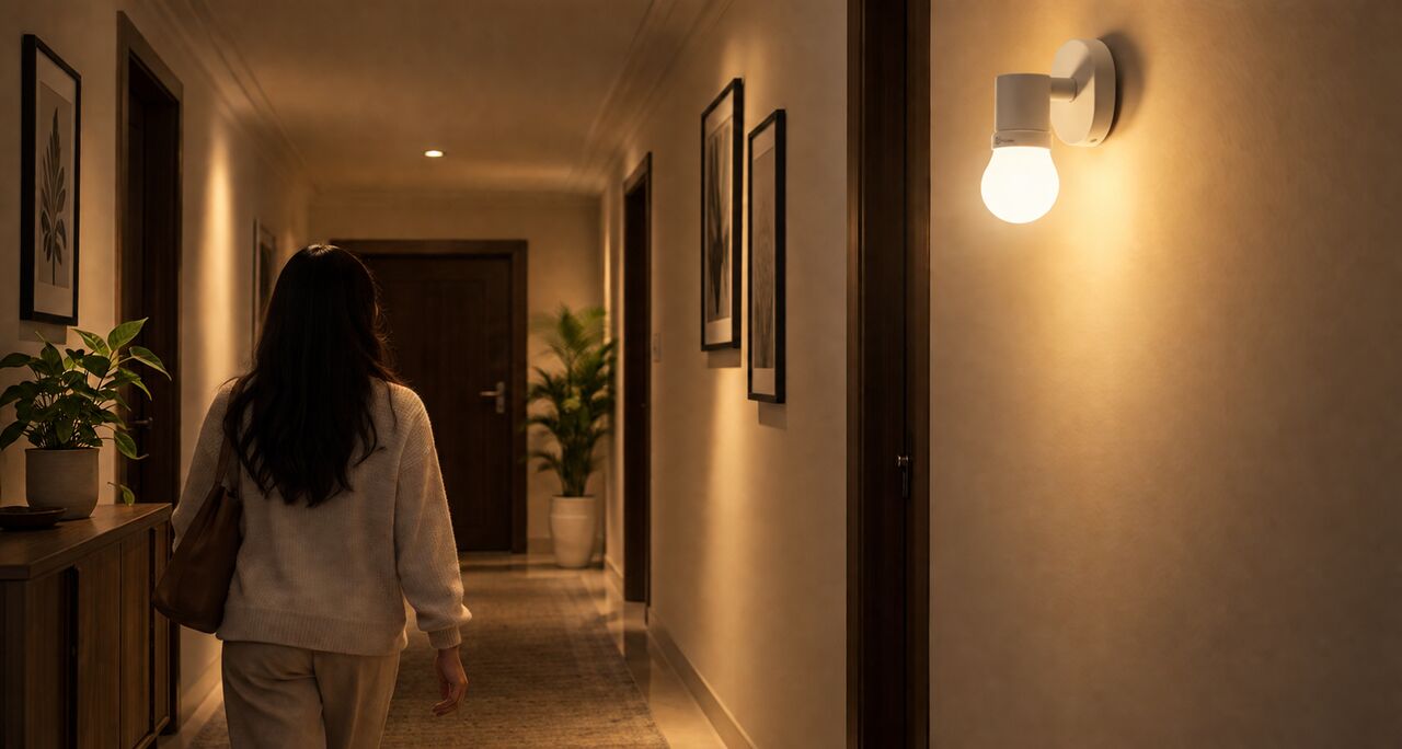 Noida, Electronics, Auto-On Motion Sensor Bulbs: How Automatic Switching Works