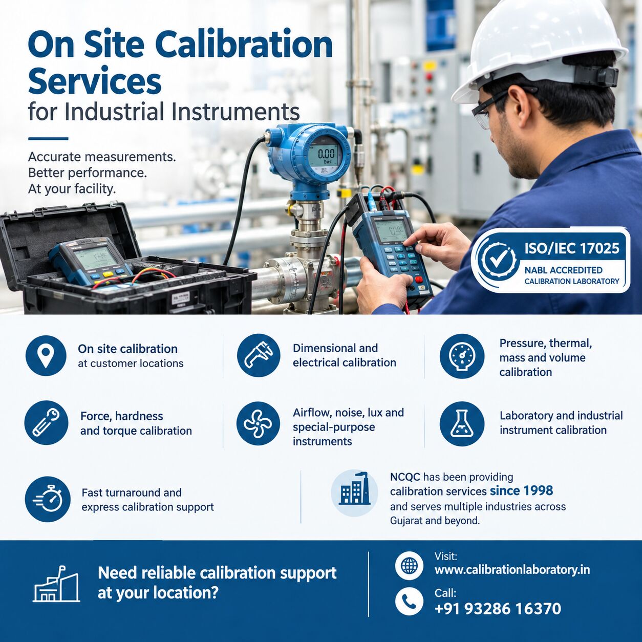 Ahmedabad, Business, On Site Calibration Services For Industrial Instruments