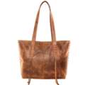 Concealed Carry Large Leather Norah Laced Tote