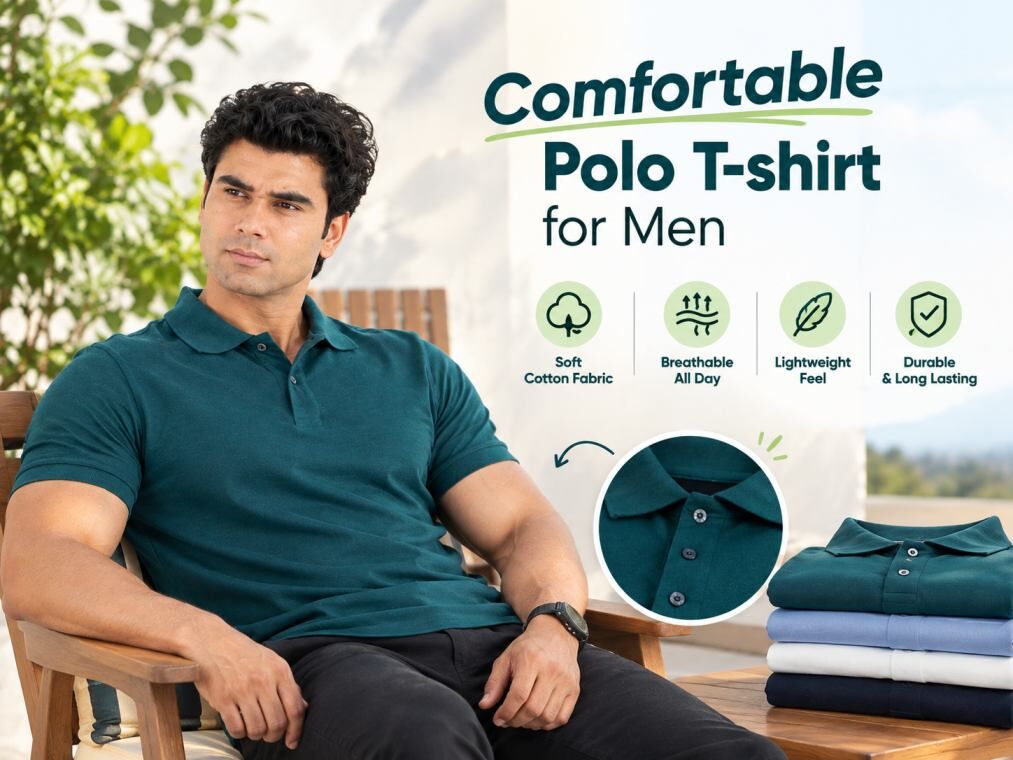Mumbai, Clothing & Accessories, INR 354,  Comfortable Polo T-Shirt For Men With Perfect Fit