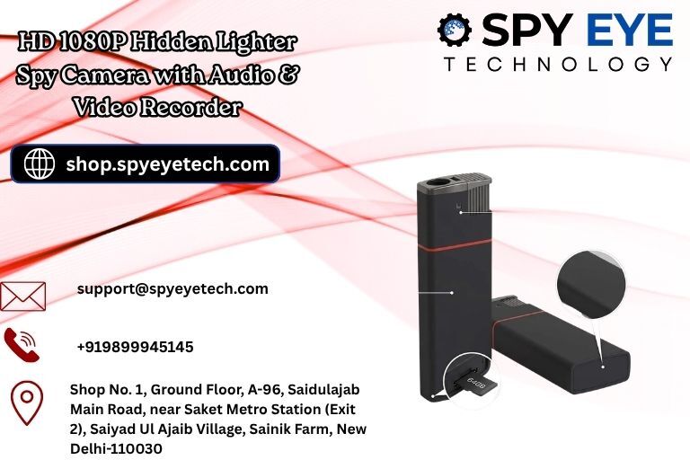 New Delhi, Electronics, INR 3500,  1080P Hidden Lighter Camera With Audio And Video Recording
