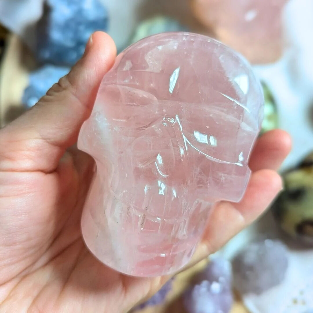 New York, Business, Beautiful Rose Quartz Crystal Collection At Earth Family Crystals