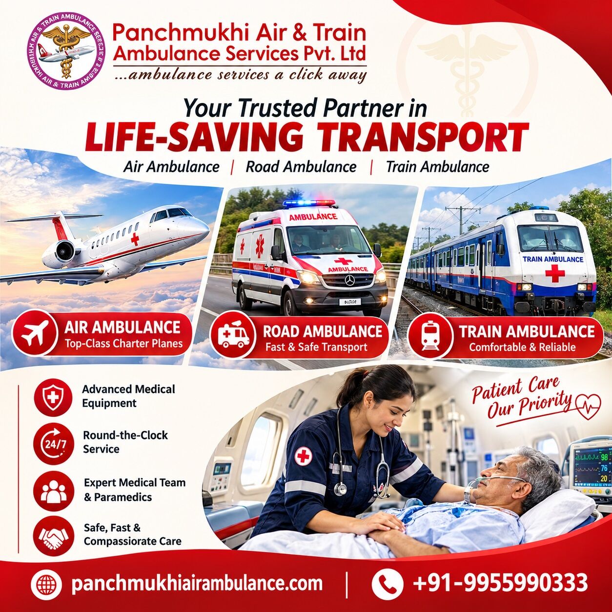 Kolkata, Health, Panchmukhi Air Ambulance Services In Kolkata- Journey Towards Better Care