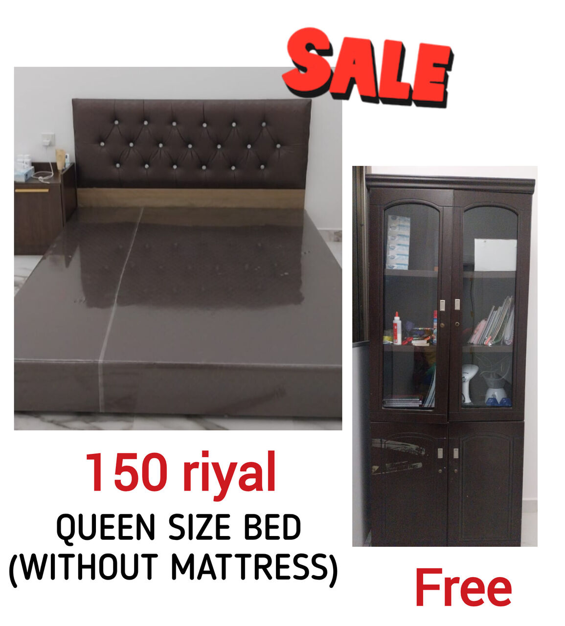 Al Suwaidi, Furniture, SAR 150,  Bed And Bookshelf