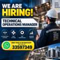 Technical Operations Manager Required - Urgent Hiring