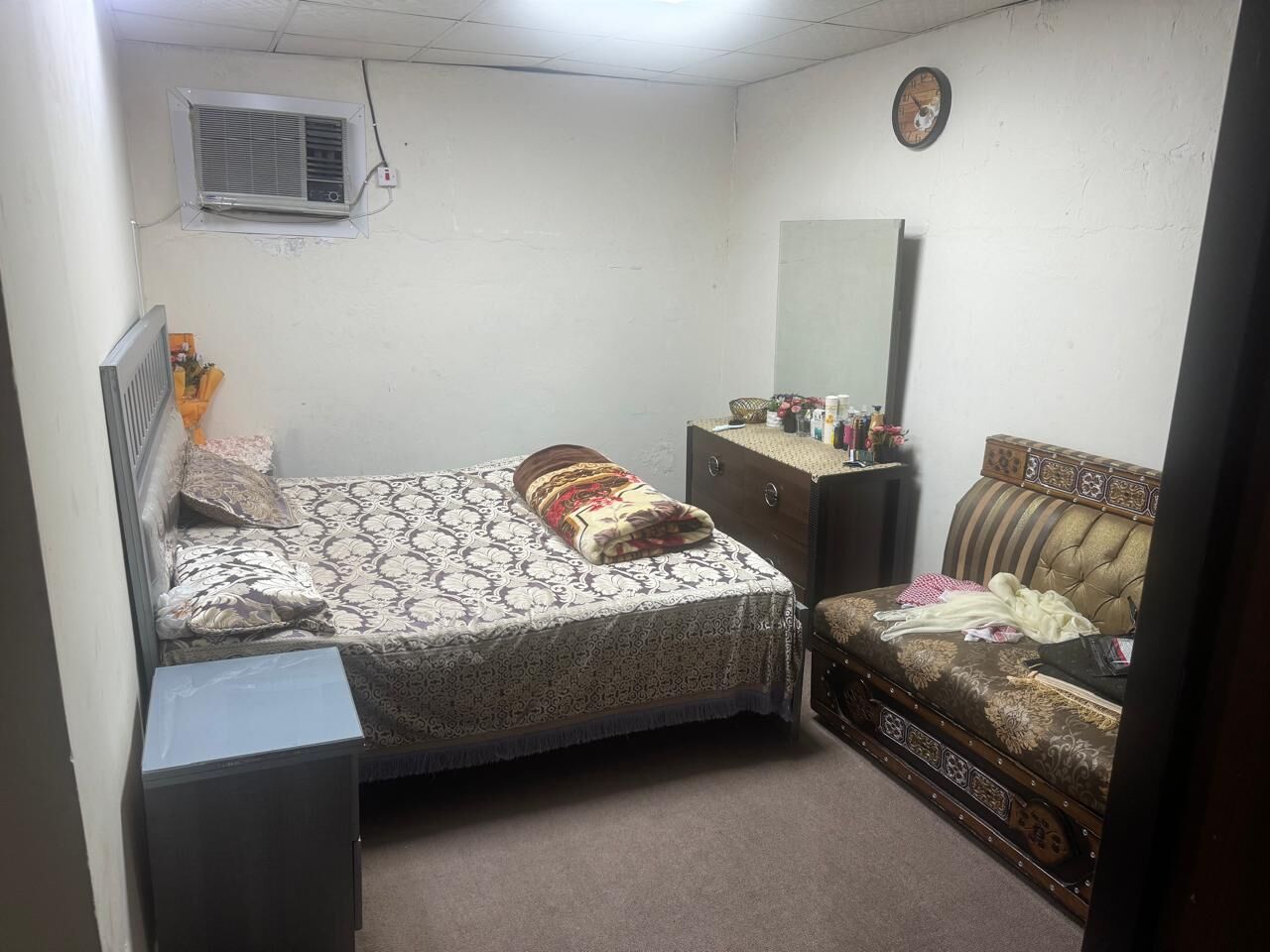 Manfouha, Rooms for Rent, SAR 850/month,  Furnished,  Furnished Room Available For Bachelor, Front Of Manfouha Metro Station (Blue Line).