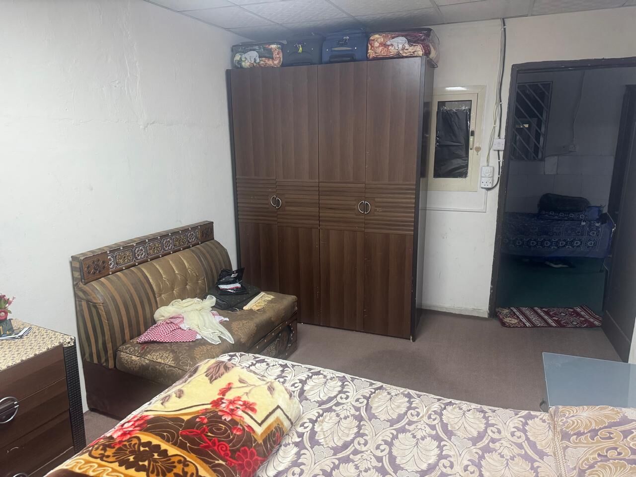 Manfouha, Rooms for Rent, SAR 850/month,  Furnished,  Furnished Room Available For Bachelor, Front Of Manfouha Metro Station (Blue Line).