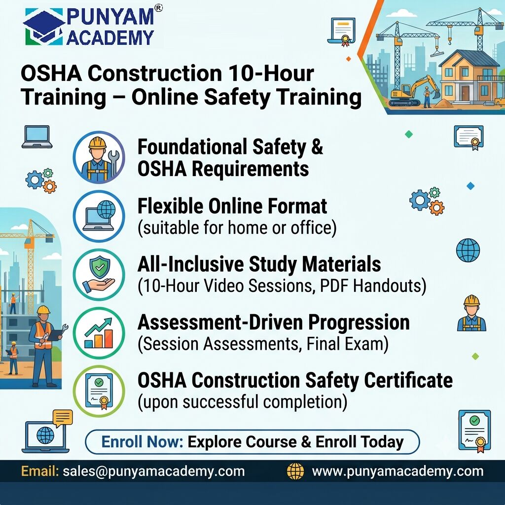 Los Angeles, Business, Online OSHA Construction 10-Hour Training For Workplace Safety
