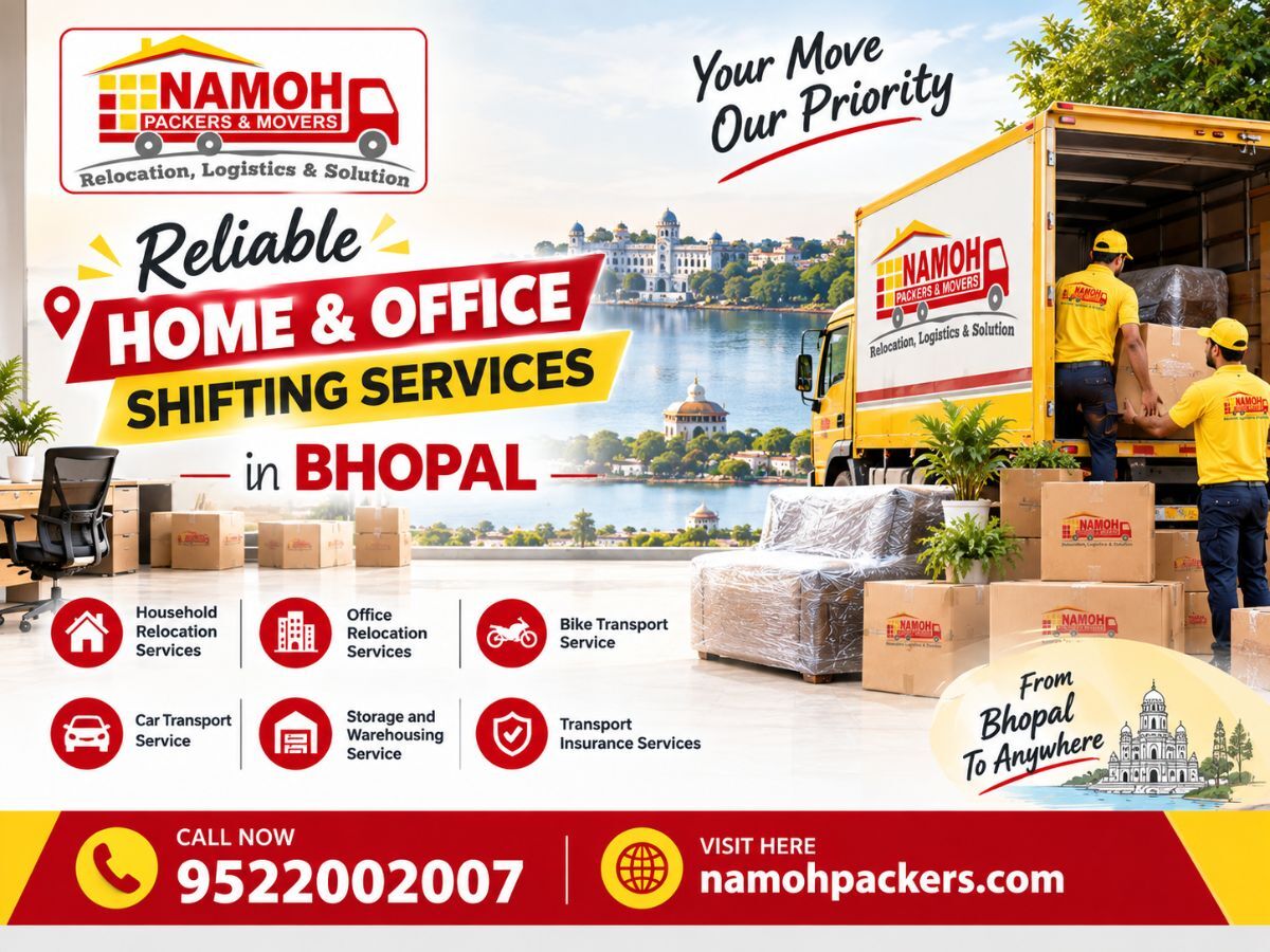 Bhopal, Logistics, Reliable Home & Office Shifting Services In Bhopal