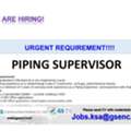 Piping Supervisor