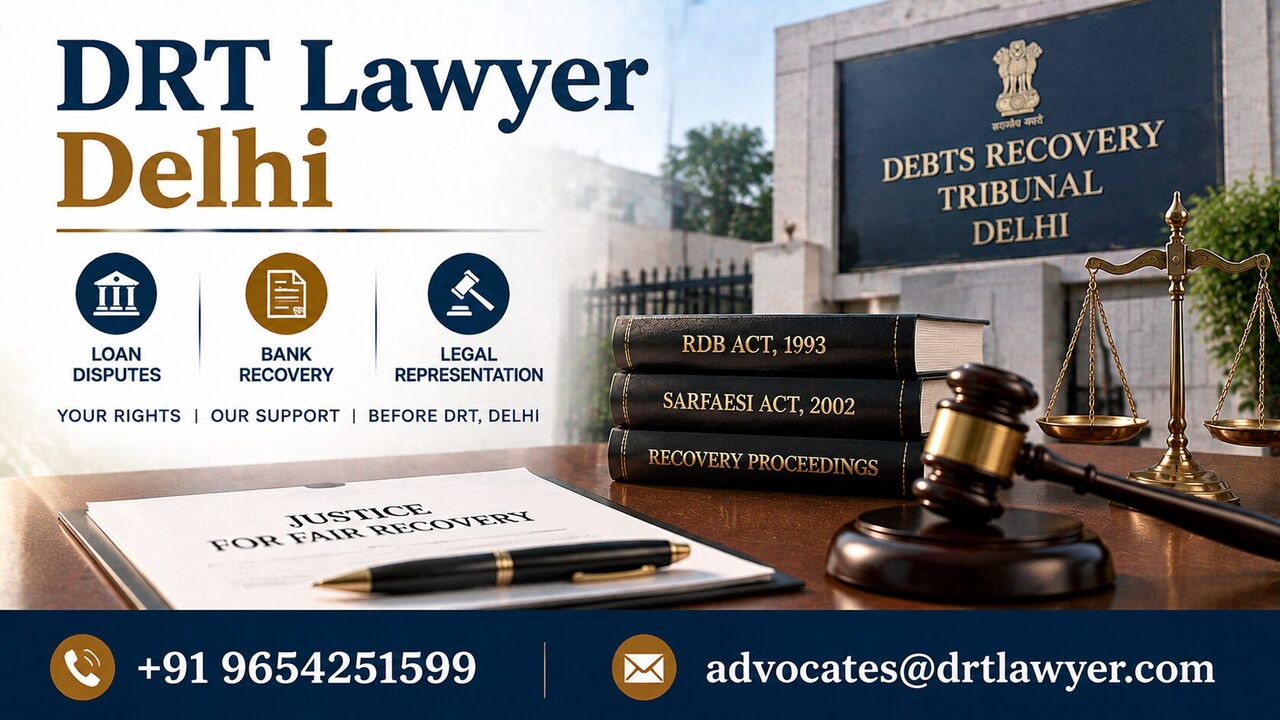 Ghaziabad, Legal, How Can A DRT Lawyer Delhi Help In Bank Recovery Disputes?