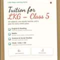 Tuition Classes From LKG TO CLASS 5