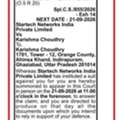 Karishma Choudhry Startech Networks: Pune Civil Court Notice
