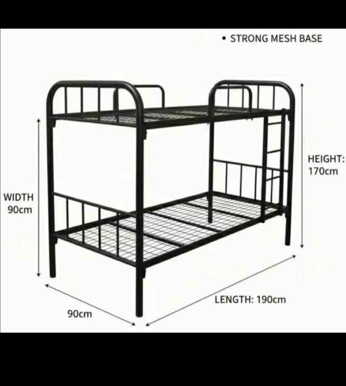 Jeddah, Furniture, SAR 1,  Single Steel Bed With Mattress Double Bed With Mattress Available