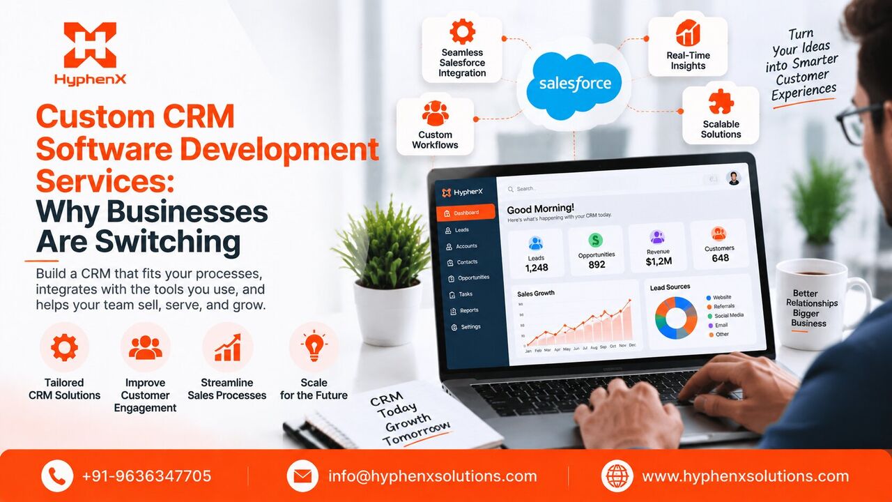 Jaipur, Software Development, Custom CRM Software Development Services: Why Businesses Are Switching