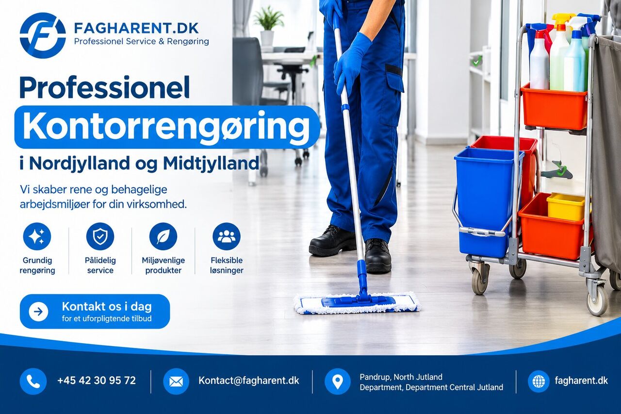 Copenhagen, Cleaning, Kontorrengøring Til Virksomheder I Nordjylland Og Midtjylland | Fagharent