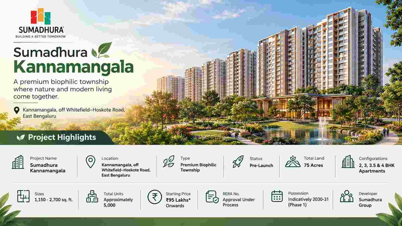 Mumbai, Real Estate, Sumadhura Kannamangala | Premium 2, 3 & 4 BHK Homes