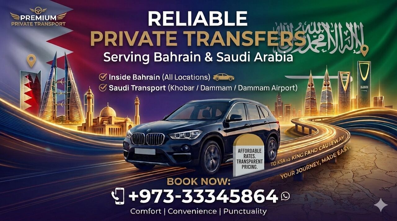 Manama, Passenger Transport, RELIABLE PRIVATE TRANSPORT
