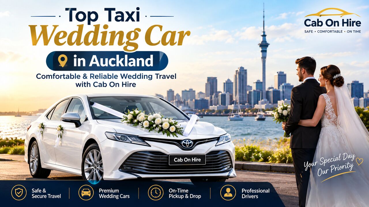 Auckland, Travel, Top Taxi Wedding Car In Auckland &ndash; Comfortable & Reliable Wedding Travel With Cab On Hire