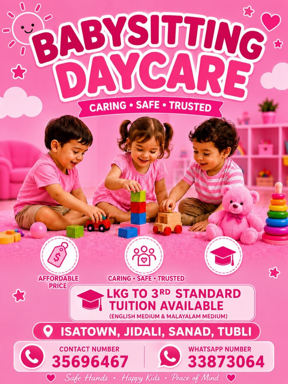 Jid Ali, Daycare, Daycare, Babysitting,Afterschool, & Tution For L. K. G To 3rd Std