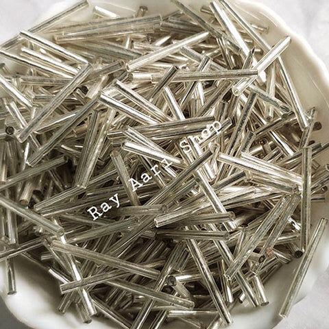 Madurai, Jewelry, INR 20,  Silver Tube Beads For Aari Embroidery & Jewellery Making | Ray Aari Shop