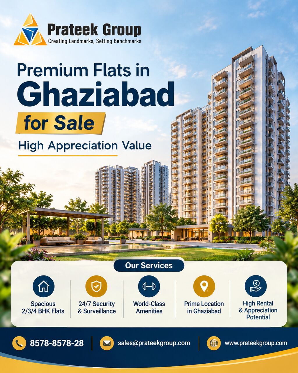 Ghaziabad, Real Estate, Premium Flats In Ghaziabad For Sale High Appreciation Value