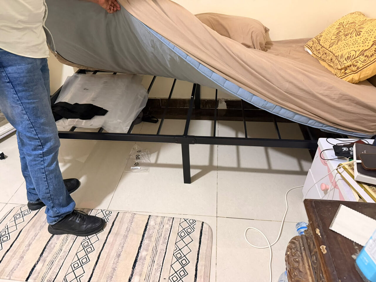 Jeddah, Furniture, SAR 300,  VESTEROY Pckt Spr Matt 90x200 Firm/light Blue
