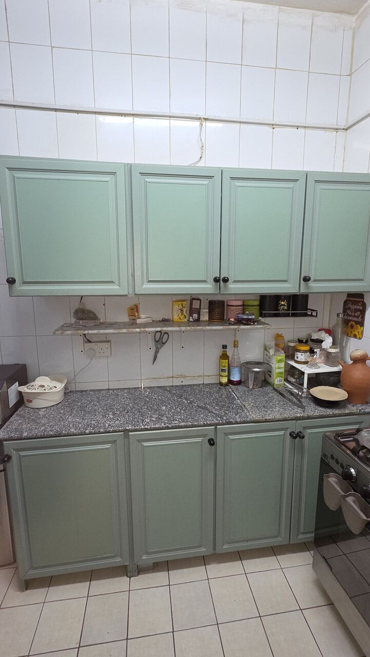 Riyadh, Furniture, SAR 749,  Kitchen Furniture: Pastel Green Cabinets