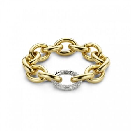 London, Jewelry, Shop Ti Sento Milano Silver Bracelet Yellow Gold Plated