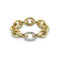 Shop Ti Sento Milano Silver Bracelet Yellow Gold Plated