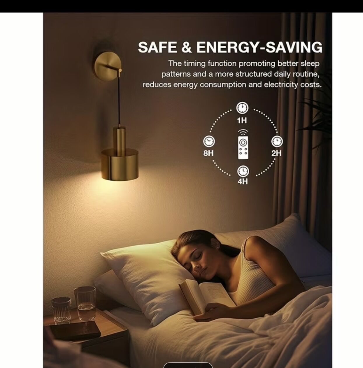 Jeddah, Household Items, SAR 95,  Set Of 2 Wireless Light Sconces Gold Colour