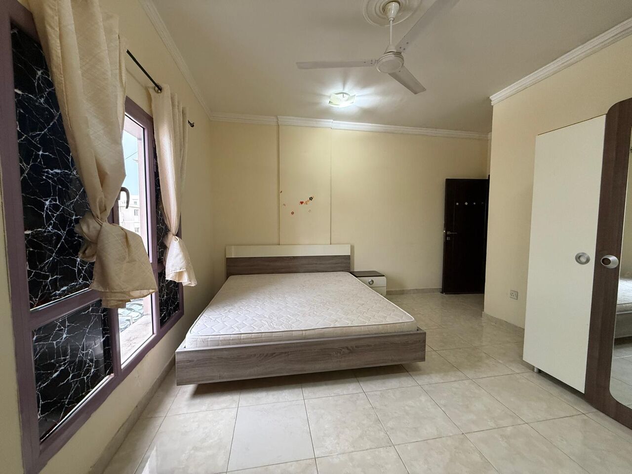 Gudaibiya, Rooms for Rent, BHD 140/month,  Furnished,  Fully Furnished 1 Bedroom Attach Bath Sharing Flat GUDAIBIYA  Near BBK Bank @ 140/-BHD