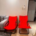 SAR 160,  Two Foldable Red Outdoor Chairs &ndash; Good Condition