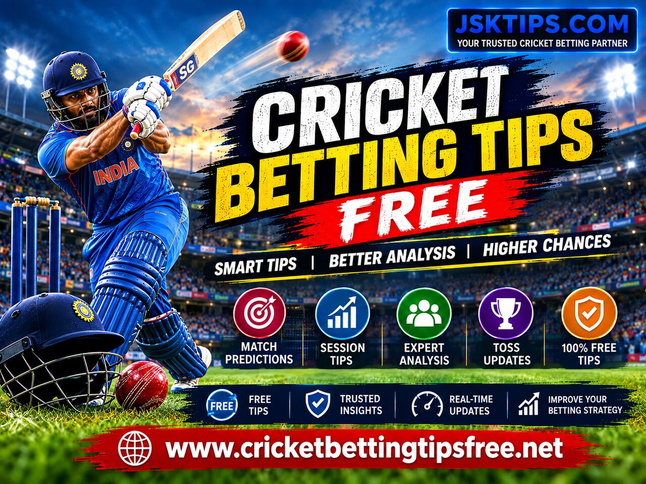 Mumbai, Business, How Can You Analyze A Cricket Match Using Free Betting Tips?