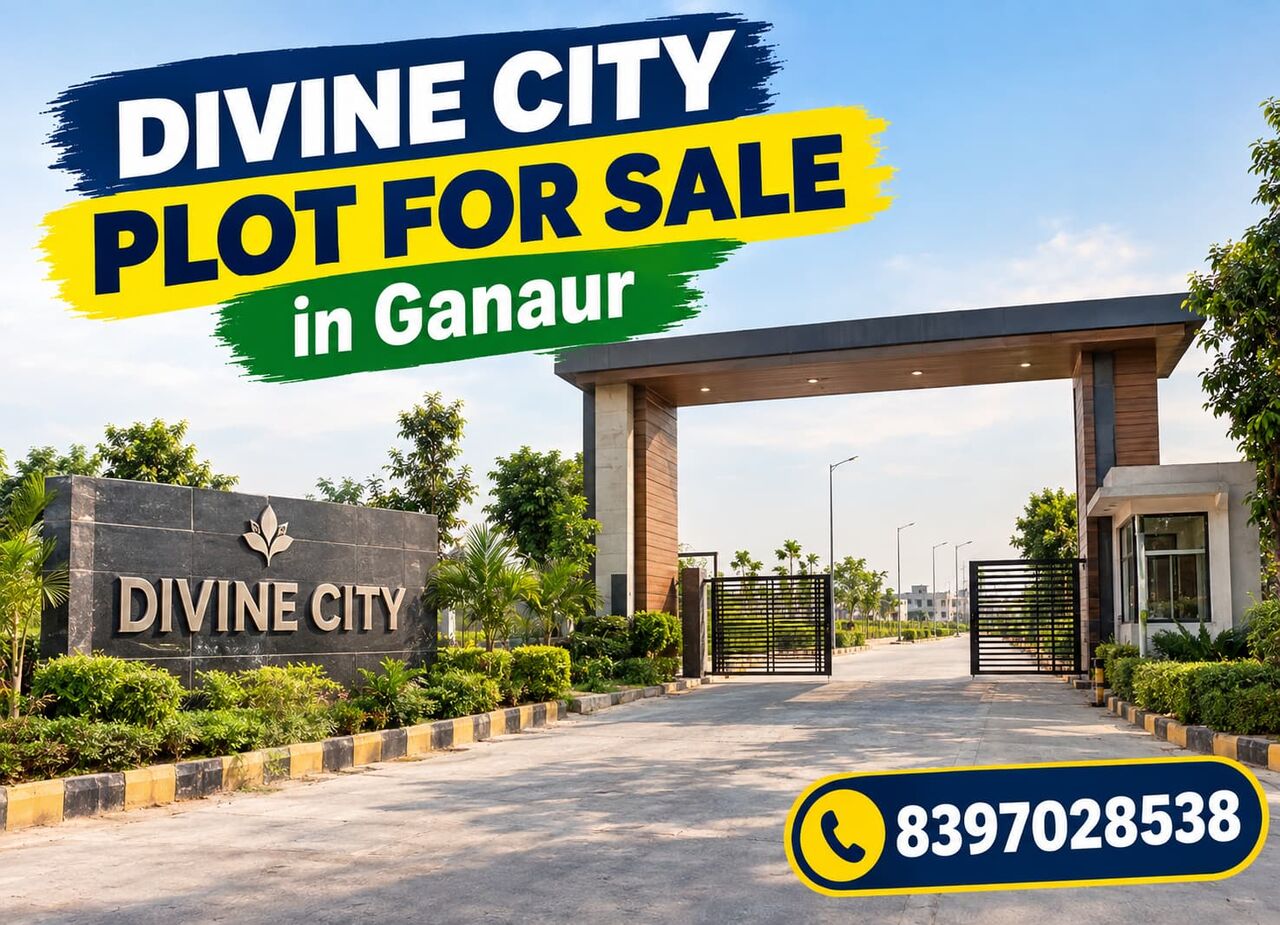 New Delhi, Real Estate, Divine City Ganaur Residential Plots For Sale &ndash; Gated Community On NH-44