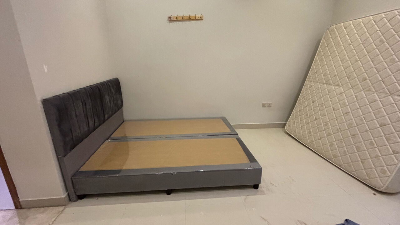 Riyadh, Furniture, SAR 390,  Double Bed With Mattress Very Clean