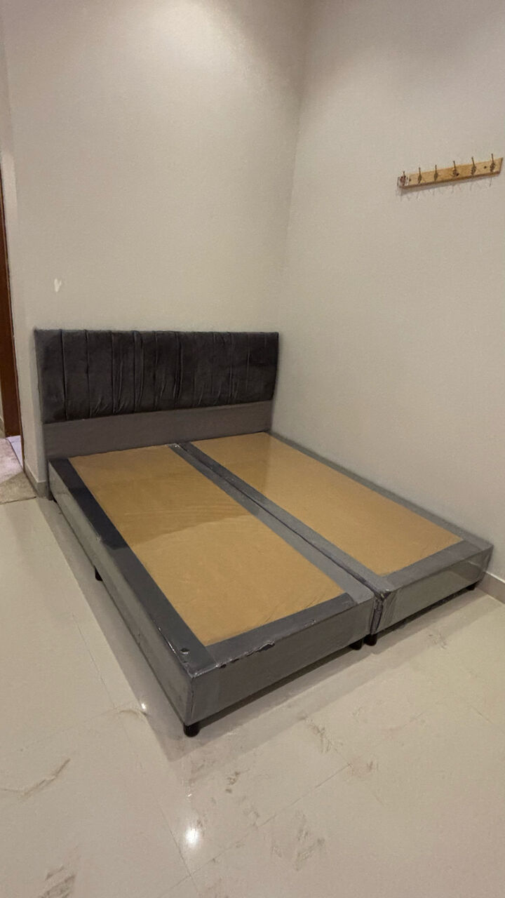 Riyadh, Furniture, SAR 390,  Double Bed With Mattress Very Clean
