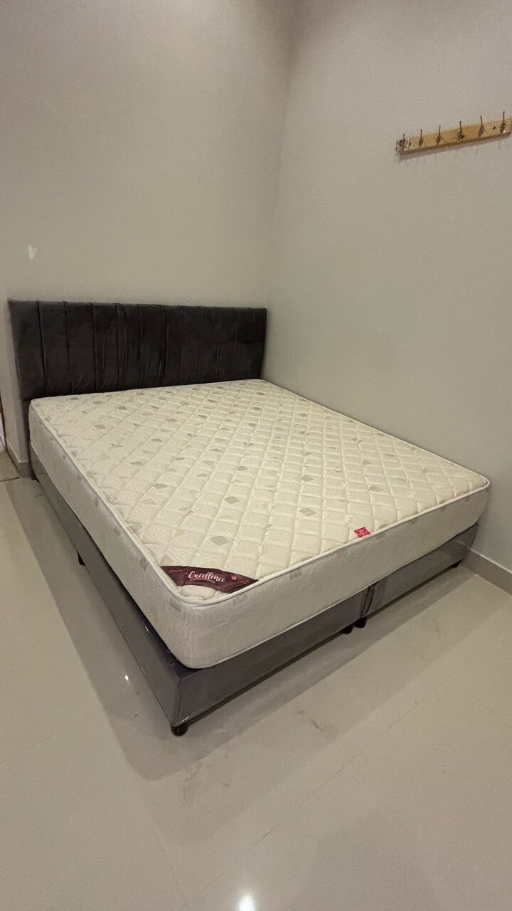 Riyadh, Furniture, SAR 390,  Double Bed With Mattress Very Clean