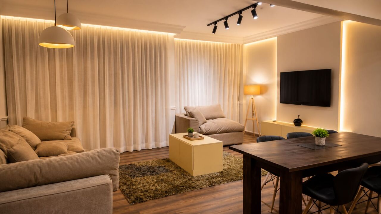 NEW Cairo, Apartments, Flats, Houses & Villas, EGP 50/month,  Furnished,  2 BR,  128 Sq. Meter,  Fully Furnished Apartment For Rent |  New Cairo Ground-floor Apartment With Garden.