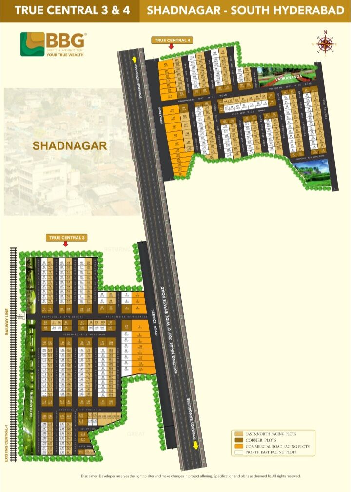 Hyderabad, Real Estate For Sale, INR 17000,  311 Sq. Yard,  Open Plot For Sale In Highway Facing Venture @ Shadnagar.