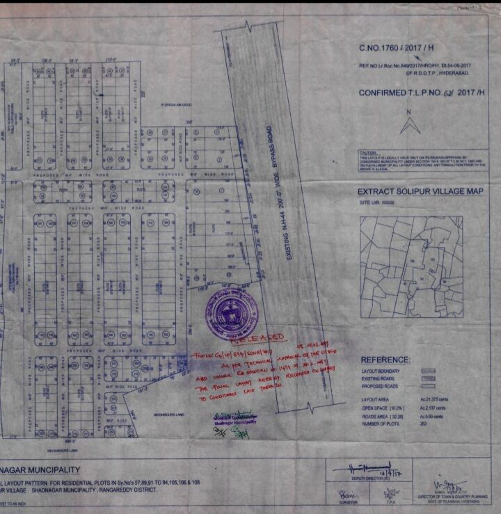 Hyderabad, Real Estate For Sale, INR 17000,  311 Sq. Yard,  Open Plot For Sale In Highway Facing Venture @ Shadnagar.