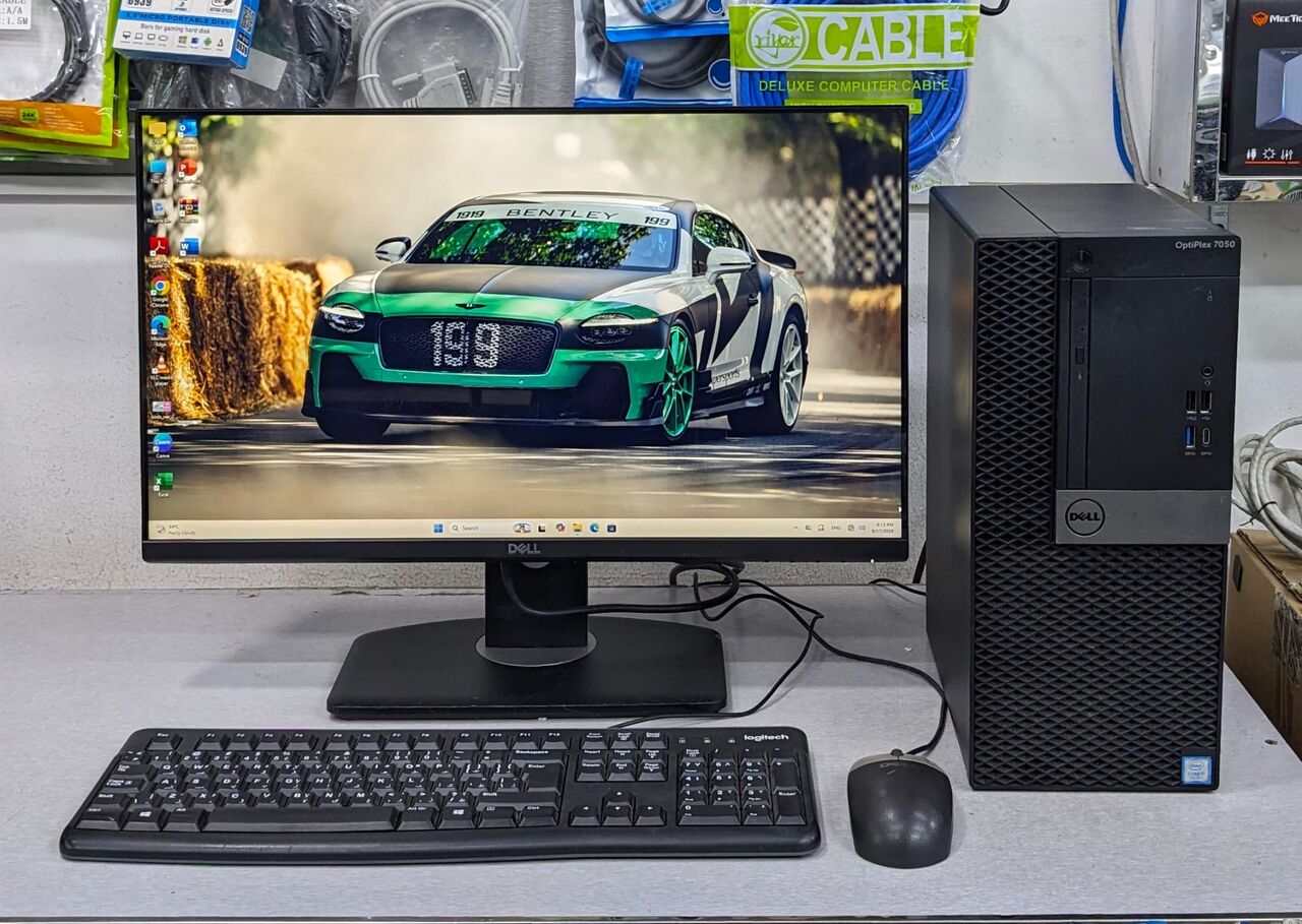 Manama, Tablet Computers, BHD 113,  Dell Core I7 7th Gen PC RAM 8GB SSD 256GB 24" FHD Borderless Monitor FREE WIFI Adapter