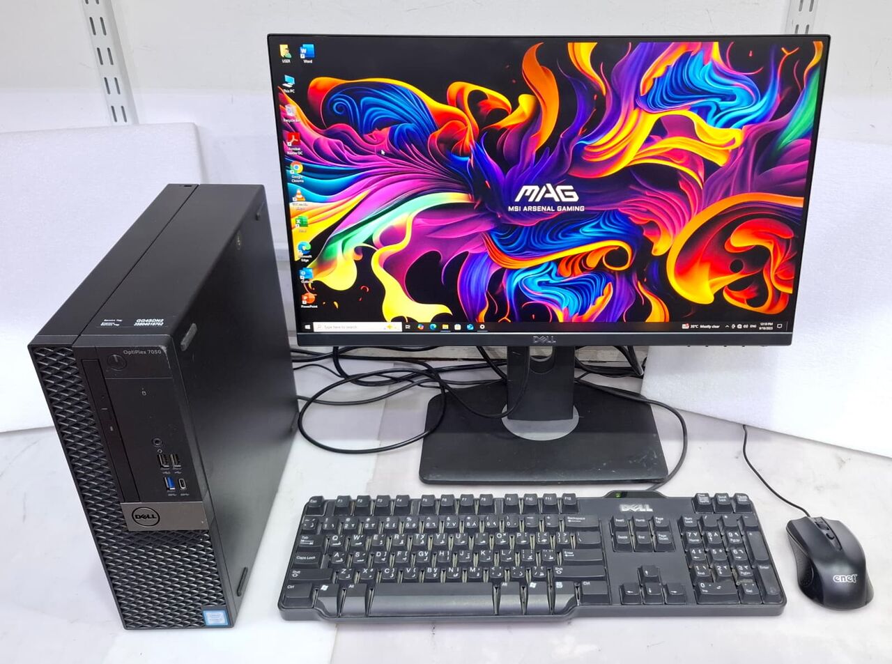Isa Town, Computers, BHD 128,  Special Offer DELL Core I7 7th Gen Computer Set + DELL 24" IPS FHD Monitor - 16GB DDR4 RAM