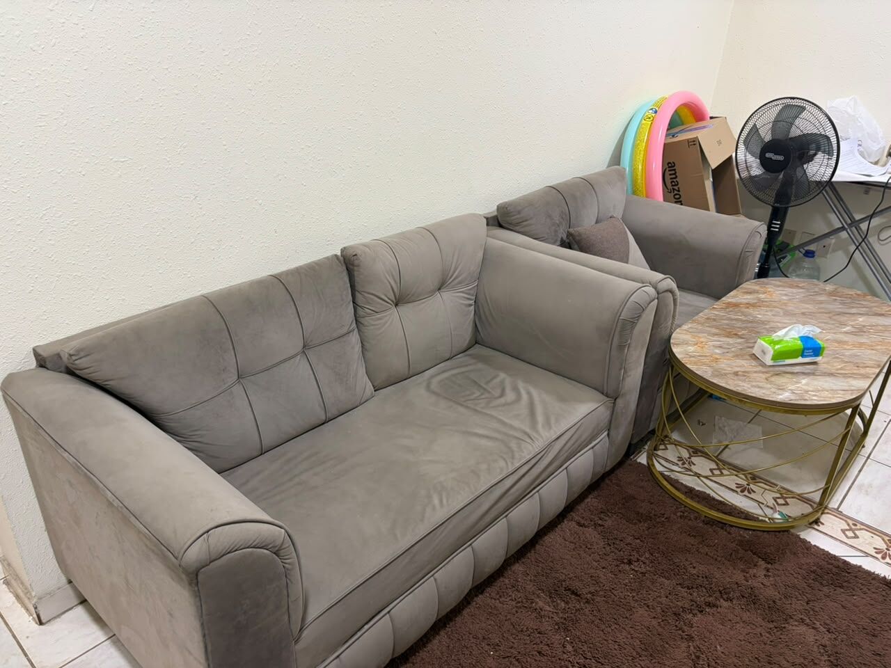 Khobar, Furniture, SAR 550,  7 Seater Sofa Set Urgent Sale