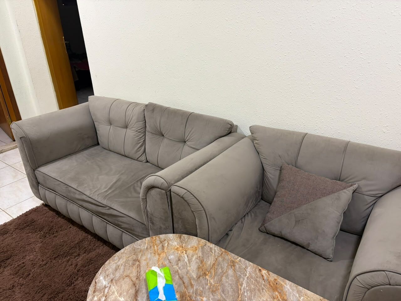 Khobar, Furniture, SAR 550,  7 Seater Sofa Set Urgent Sale