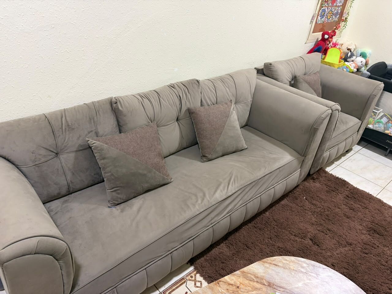 Khobar, Furniture, SAR 550,  7 Seater Sofa Set Urgent Sale